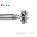 Fresa CNC de Metal Duro Sólido 6 Flutes Fresa de topo com ranhura em T